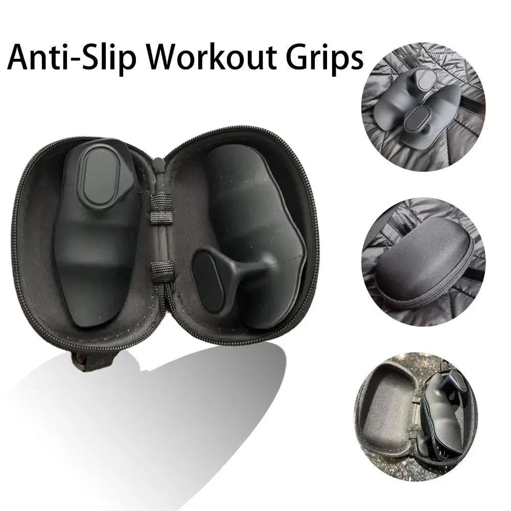 2PCS New Anti-Slip Workout Grips for Men Women Weight Lifting Deadlift Pull-Up Grips Finger Expander Grip Strengthener