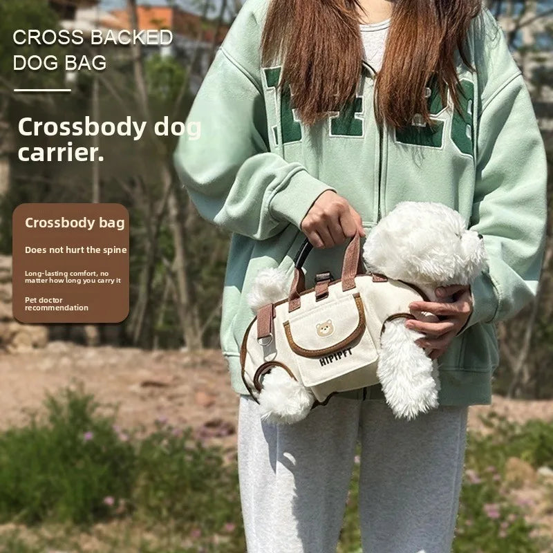 Breathable Pet Carrier Backpack – Lightweight Travel Bag for Dogs & Cats