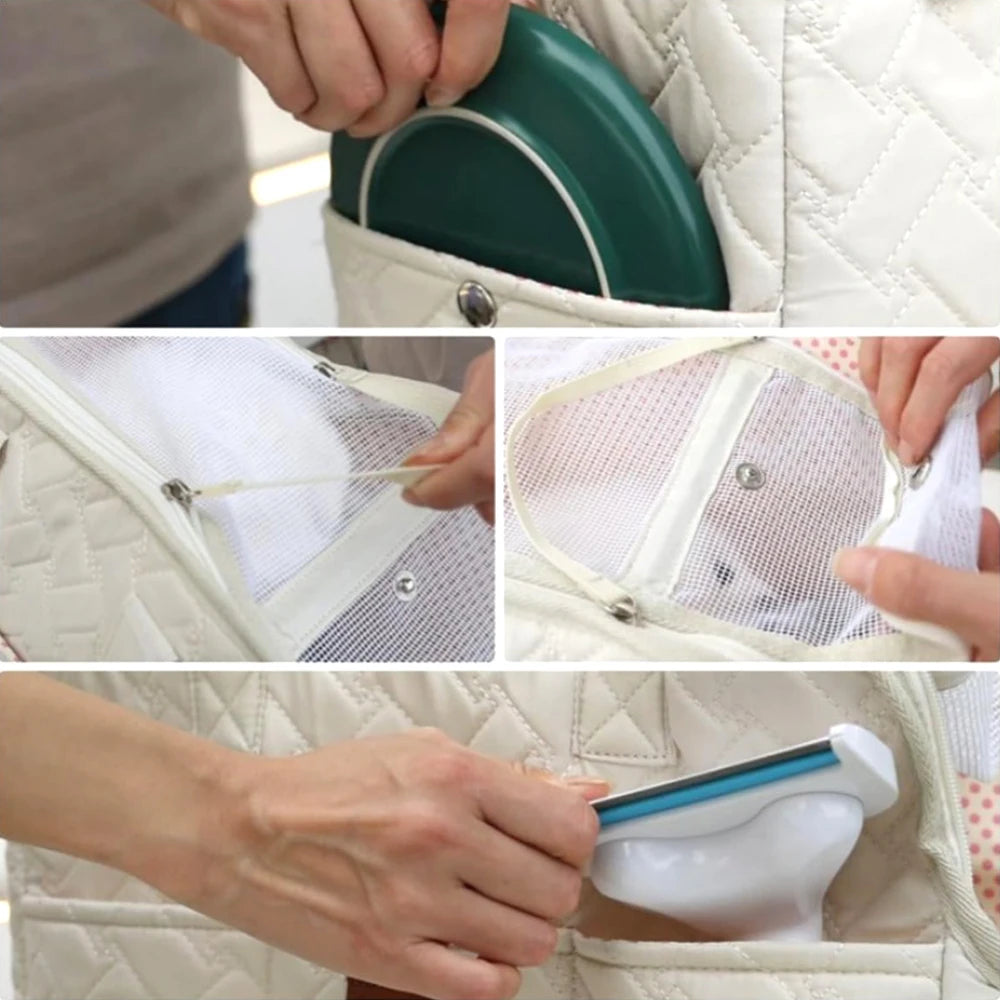 Portable Breathable Cat Carrier Bag – Escape-Proof, Multi-Function, Large-Capacity Crossbody Pet Travel Bag