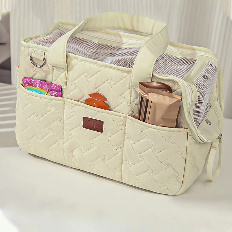 Portable Breathable Cat Carrier Bag – Escape-Proof, Multi-Function, Large-Capacity Crossbody Pet Travel Bag